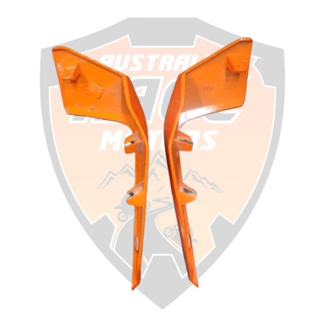 Head Light Side Mask Orange LH+RH For Ktm Duke 250