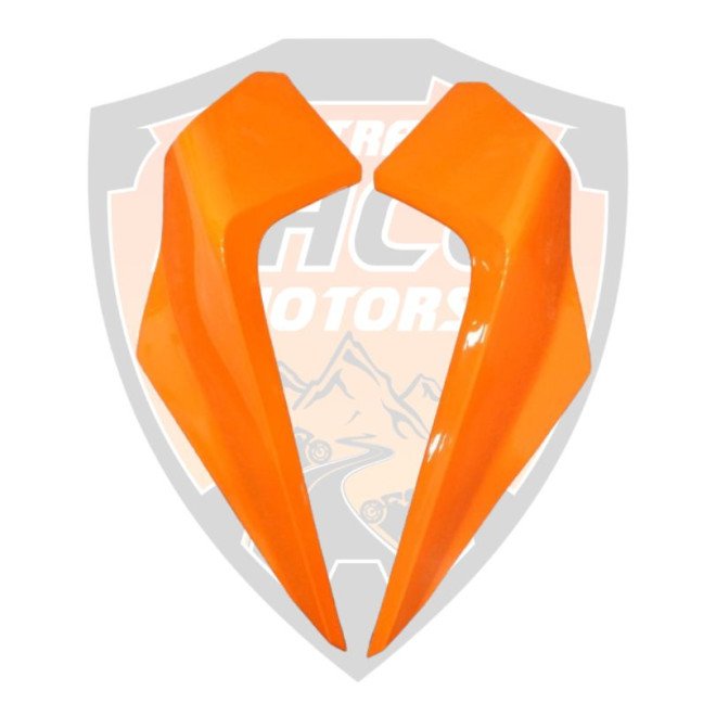 Head Light Side Mask Orange LH+RH For Ktm Duke 250