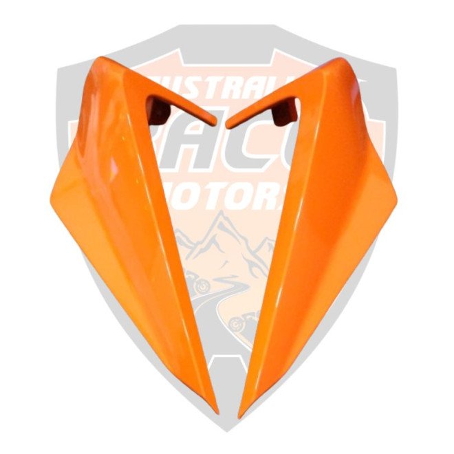 Head Light Side Mask Orange LH+RH For Ktm Duke 250