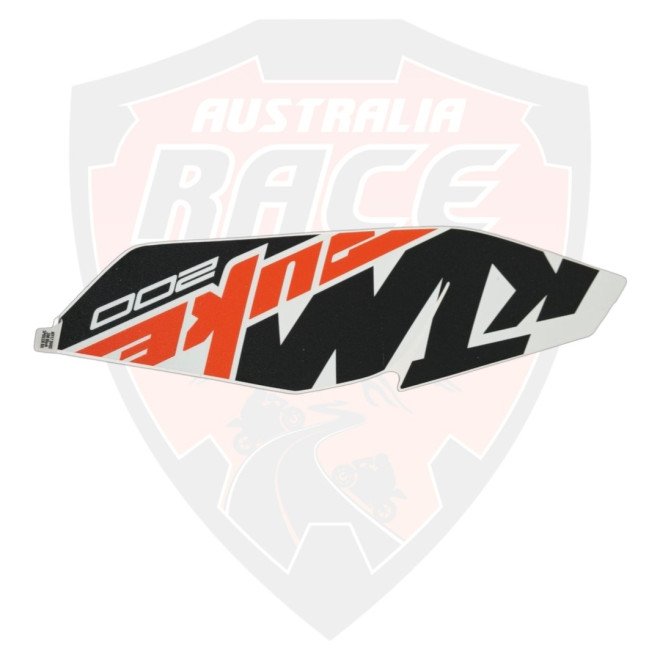 Tank Cover RH Decal Black For Ktm Duke 200