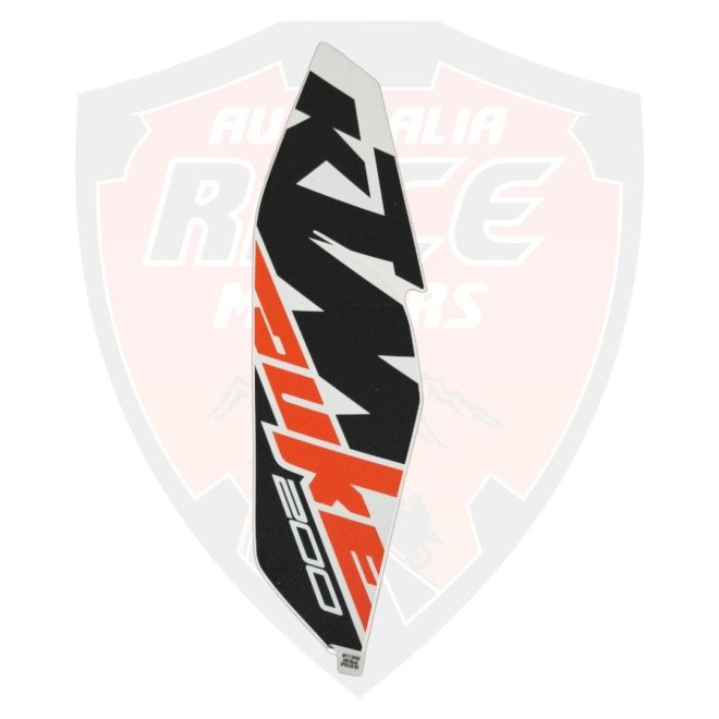 Tank Cover RH Decal Black For Ktm Duke 200