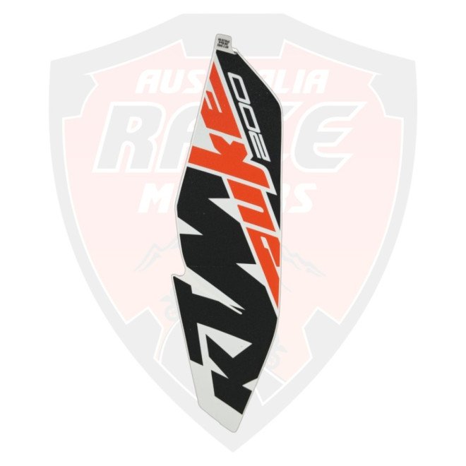Tank Cover RH Decal Black For Ktm Duke 200