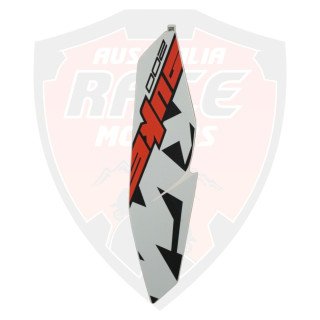 Tank Cover LH Decal White For Ktm Duke 200
