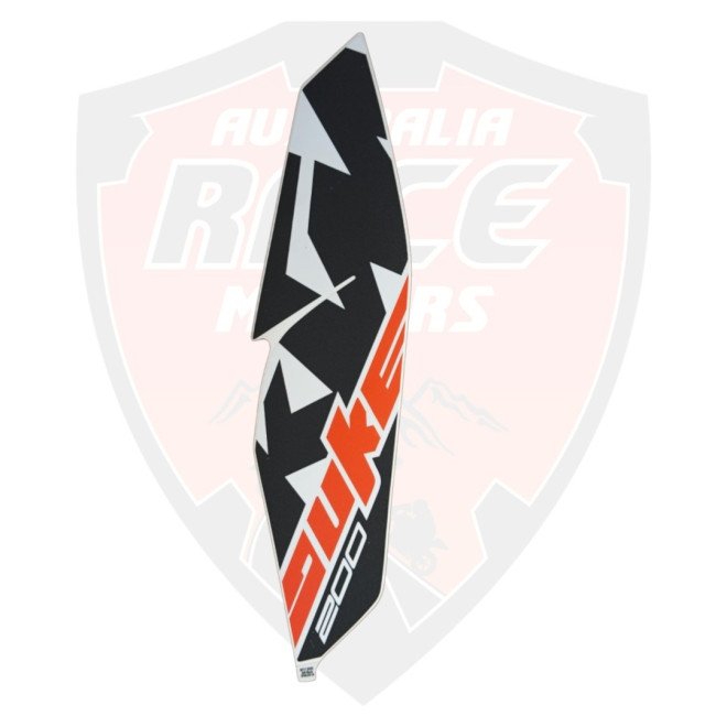 Tank Cover LH Decal Black For Ktm Duke 200