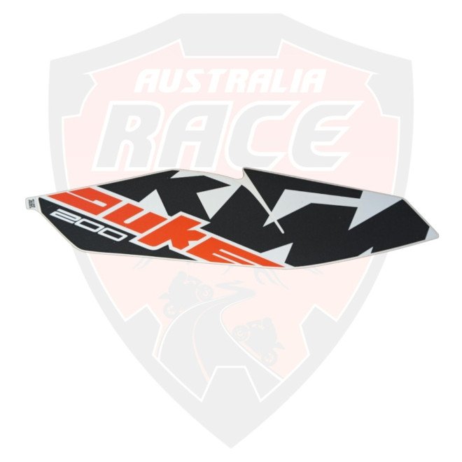 Tank Cover LH Decal Black For Ktm Duke 200
