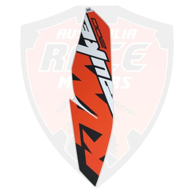 Tank Cover RH Decal Orange For Ktm Duke 200