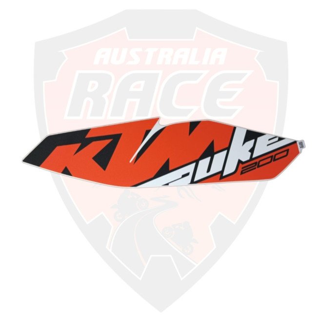 Tank Cover RH Decal Orange For Ktm Duke 200