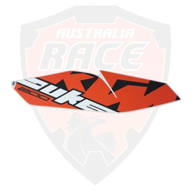 Tank Cover LH Decal Orange For Ktm Duke 200