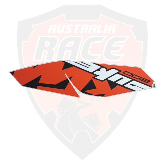 Tank Cover LH Decal Orange For Ktm Duke 200
