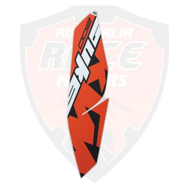 Tank Cover LH Decal Orange For Ktm Duke 200