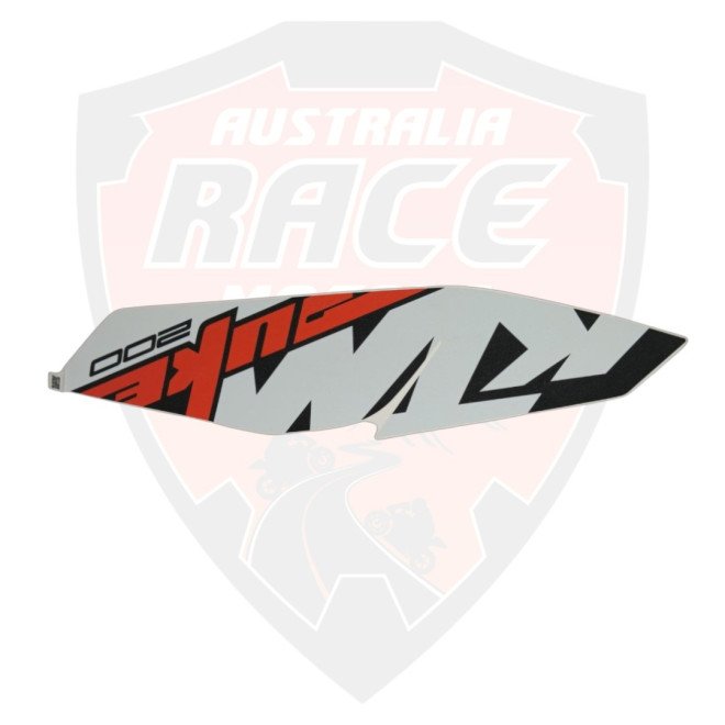 Tank Cover RH Decal White For Ktm Duke 200