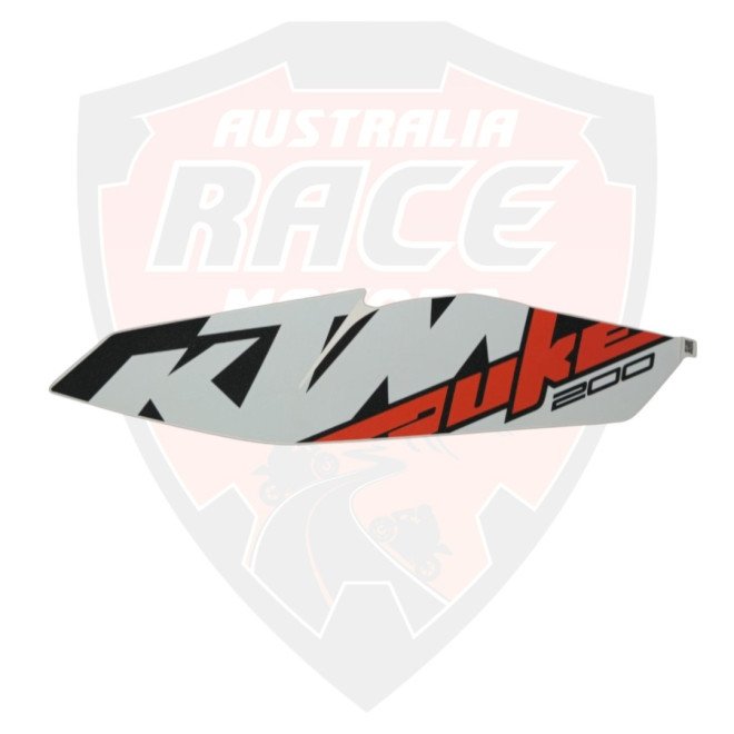Tank Cover RH Decal White For Ktm Duke 200