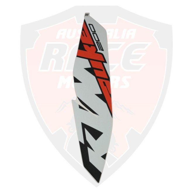 Tank Cover RH Decal White For Ktm Duke 200