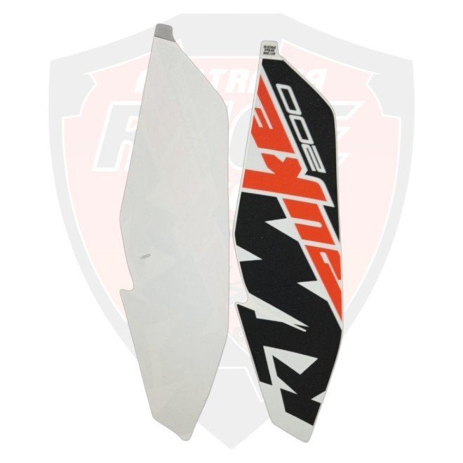 Tank Cover RH+LH Decal Black For Ktm Duke 200