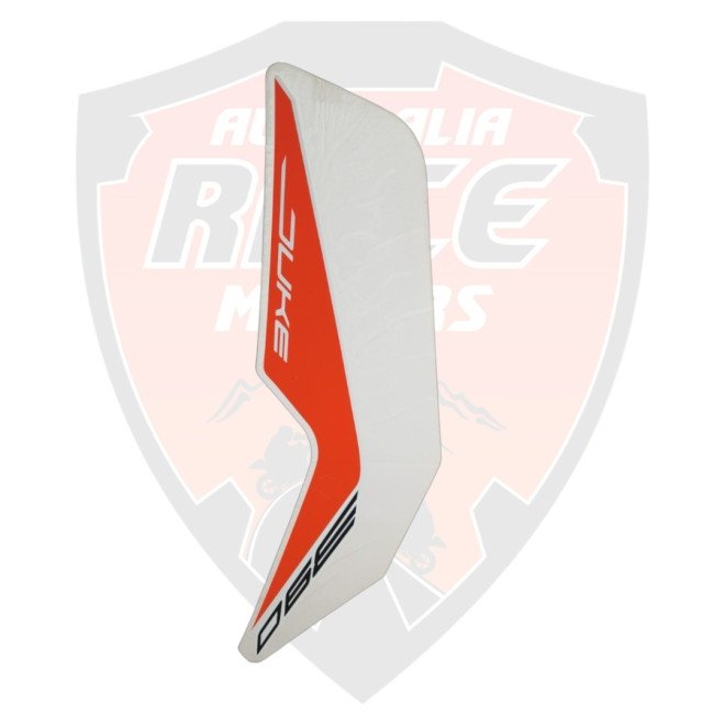 Tank RH Decal White For Ktm Duke 390