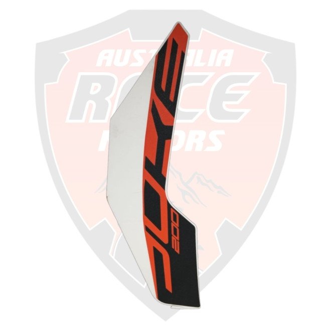 Tank RH Decal Orange For Ktm Duke 200