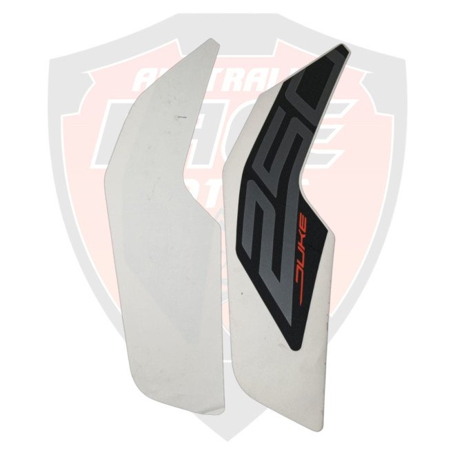 Tank RH+LH Decal Silver For Ktm Duke 250