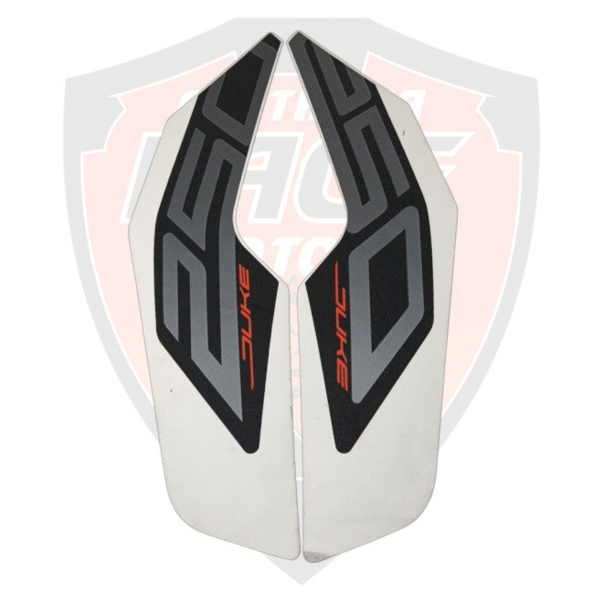 Tank RH+LH Decal Silver For Ktm Duke 250