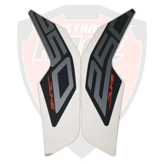 Tank RH+LH Decal Silver For Ktm Duke 250