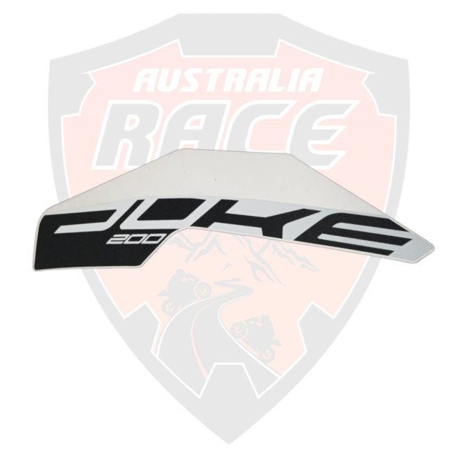 Tank RH Decal White For Ktm Duke 200