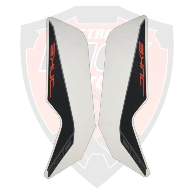 Tank RH+LH Decal Silver For Ktm Duke 390