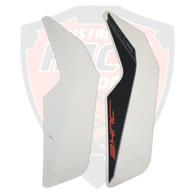 Tank RH+LH Decal Silver For Ktm Duke 390