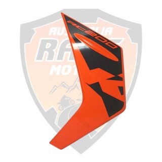 Outer Fairing LH Orange Gloss + Decal For Ktm RC 200