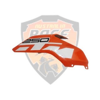 Fuel Tank Fairing Orange & Decal LHS