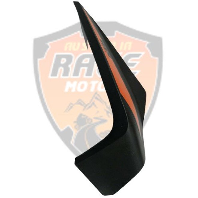 Black Headlight Side Mask RH