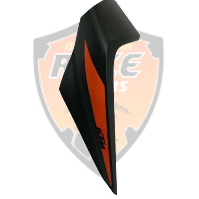 Black Headlight Side Mask RH