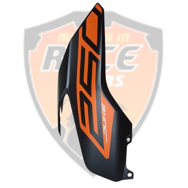 Tank Cover Black Matt & Decal RHS Duke 250