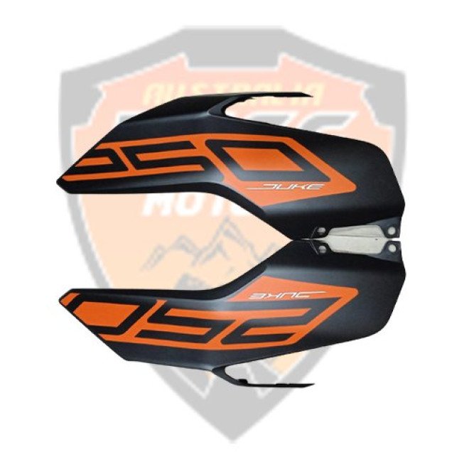 Tank Cover Set RH & LH Dark Gal Matt +DCL