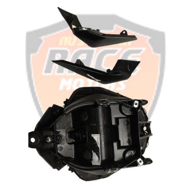 Headlight With Side Black Mask