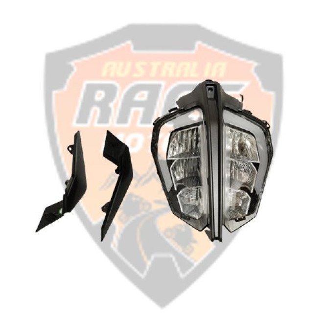 Headlight With Side Black Mask