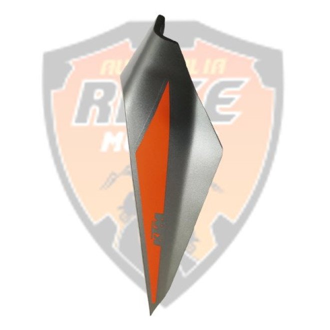 Silver Headlight Side Mask LH