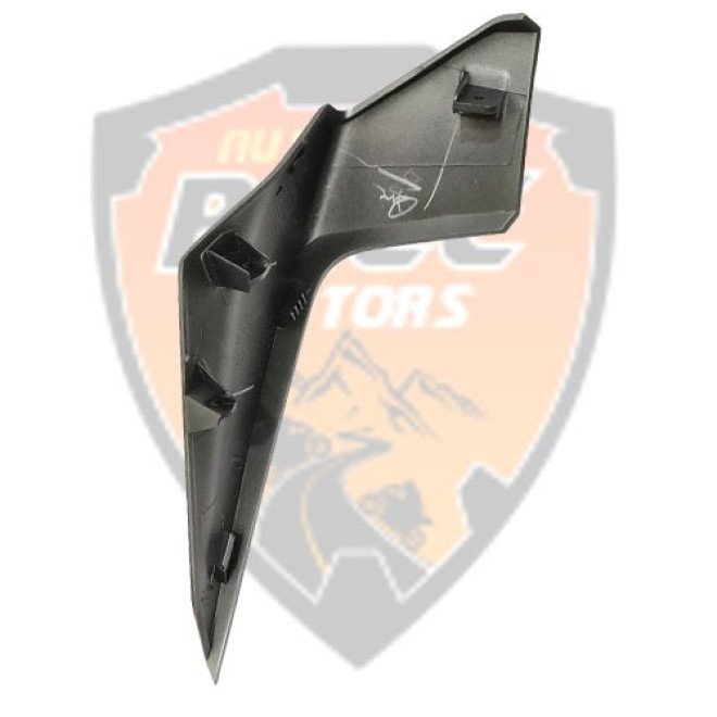Silver Headlight Side Mask LH