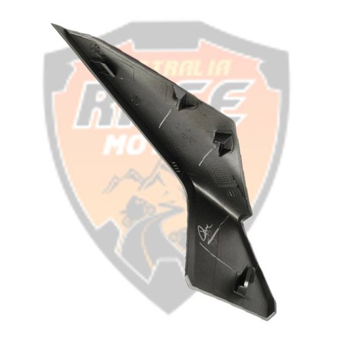 Silver Headlight Side Mask LH