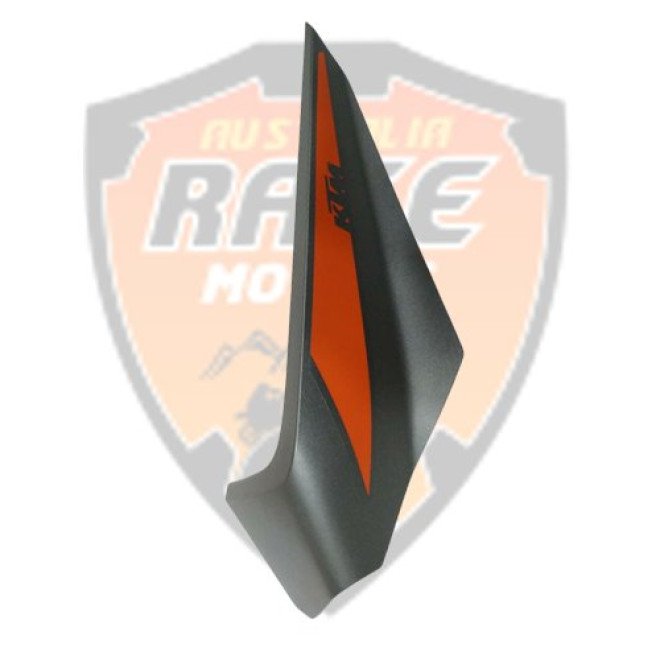 Silver Headlight Side Mask RH