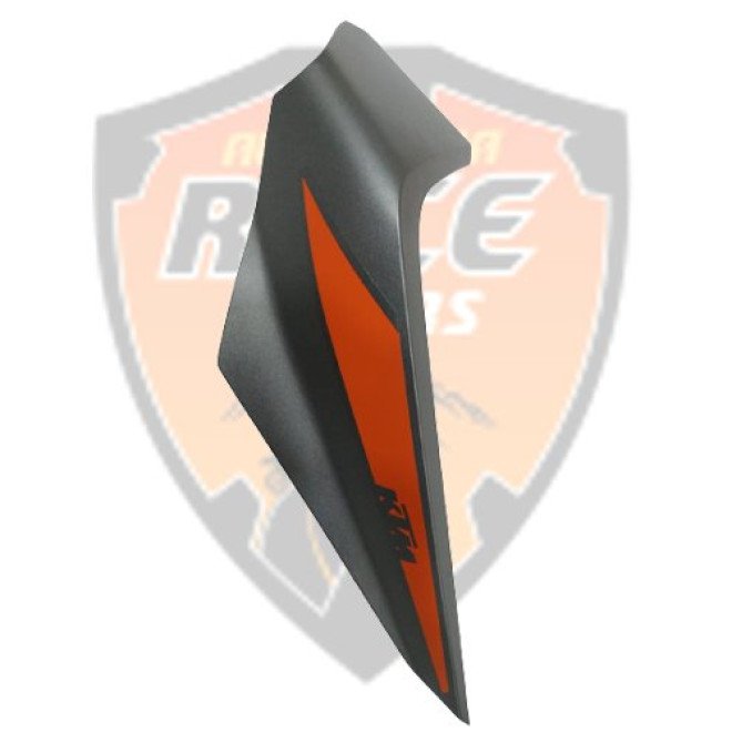 Silver Headlight Side Mask RH