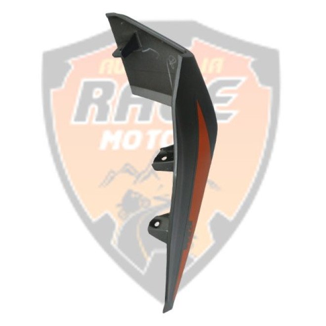 Silver Headlight Side Mask RH