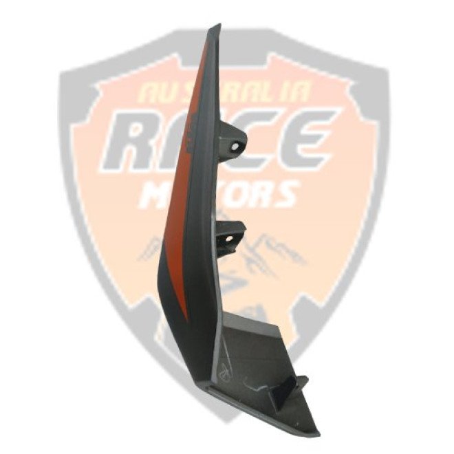 Silver Headlight Side Mask RH