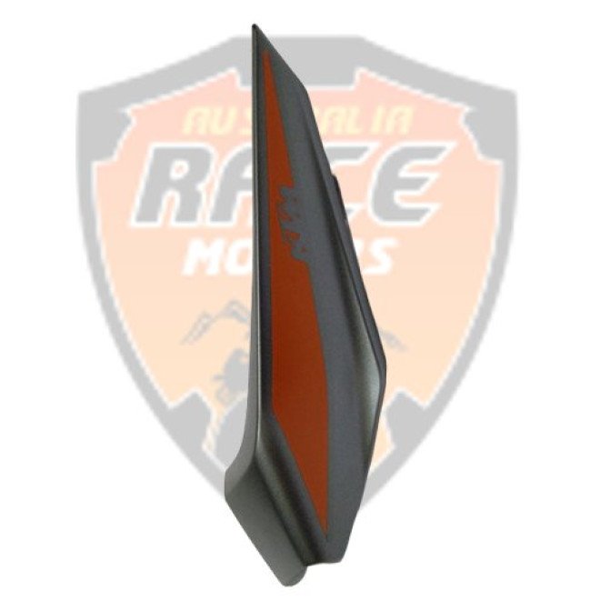 Headlight Side Mask Silver Matt & Decal RH Duke 250
