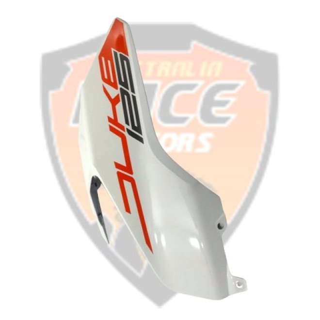 Tank Cover White & Decal Right Side Duke 125