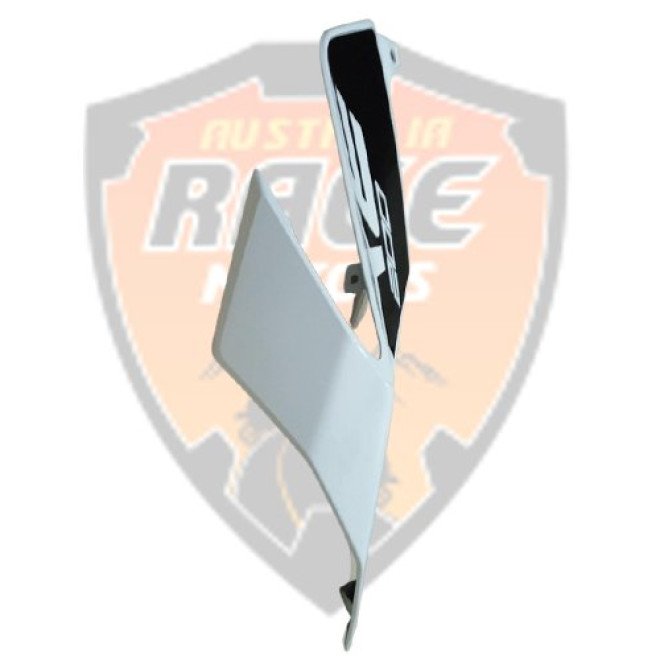 Tank Cover Left Side white & Decal Duke 200