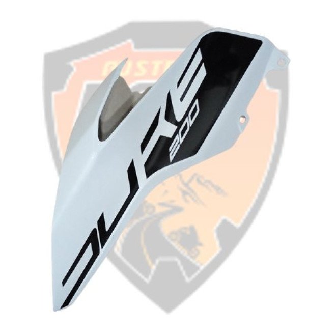 Tank Cover Left Side white & Decal Duke 200