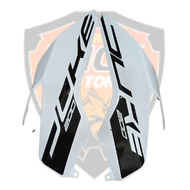 Tank Cover Ceramic White & Decal
