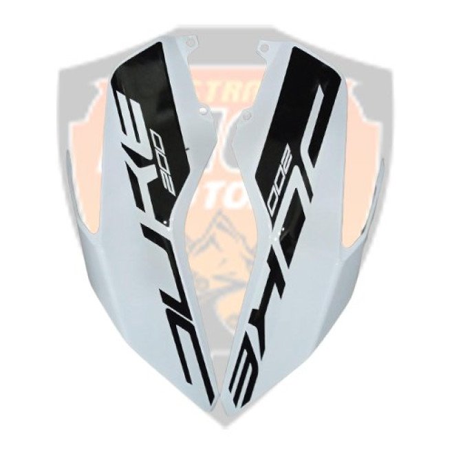 Tank Cover Ceramic White & Decal