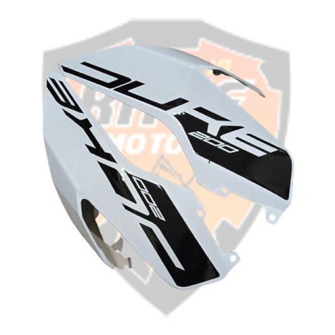 Tank Cover Ceramic White & Decal