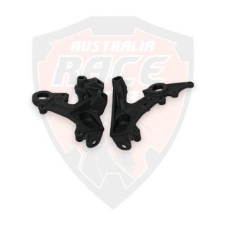 Step Holder Step Front Set Black Matt