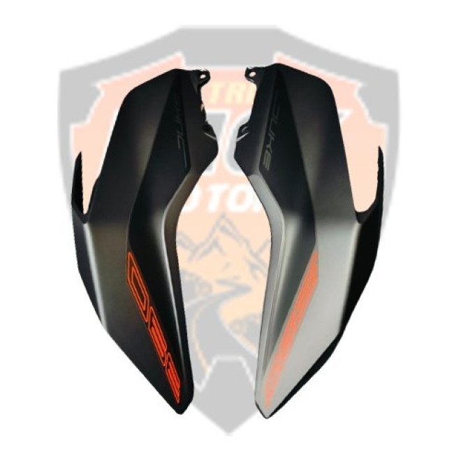 Tank Cover Set Dark Gal Mat & Decal Fits KTM Duke 390 2023 KTM